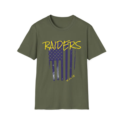 Patriotic Graphic T-Shirt - USA Flag Design