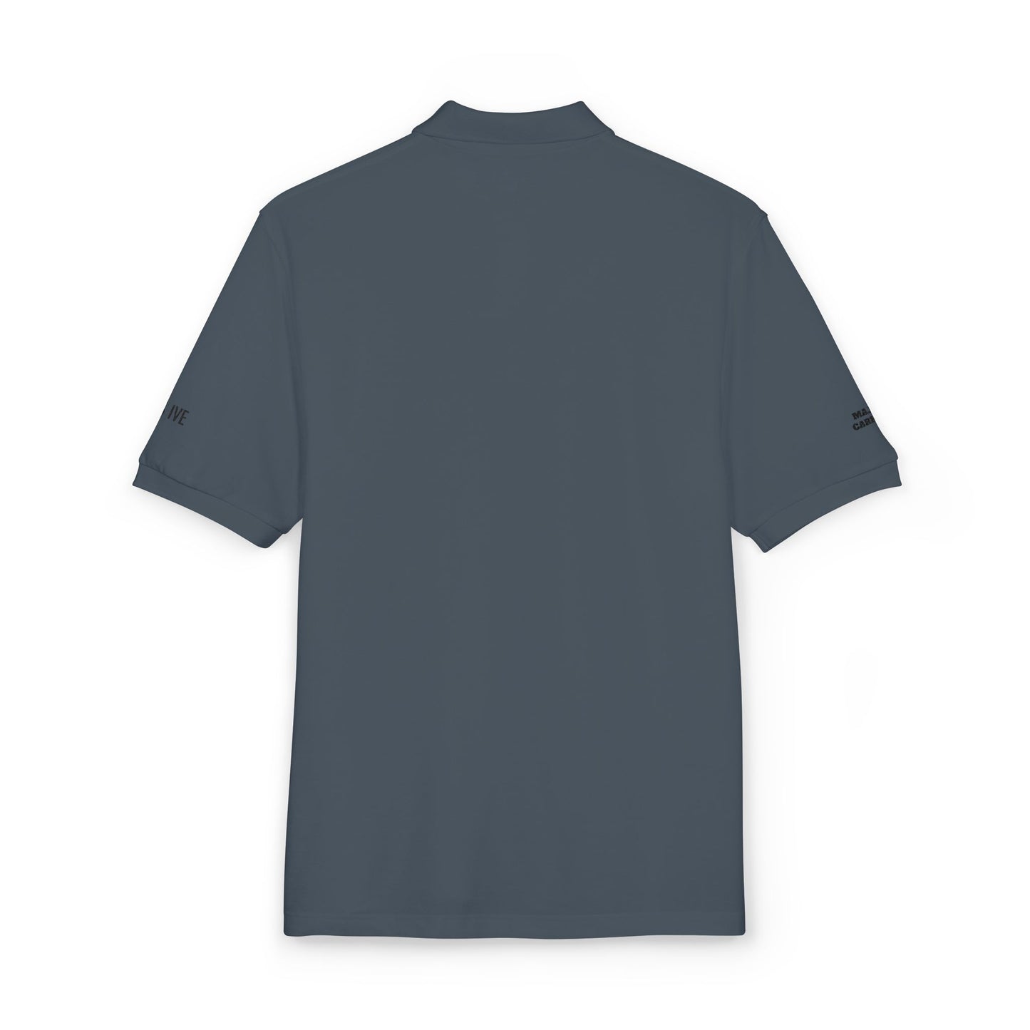 Embroidered 'Team Alpha' Logo Polo Shirt