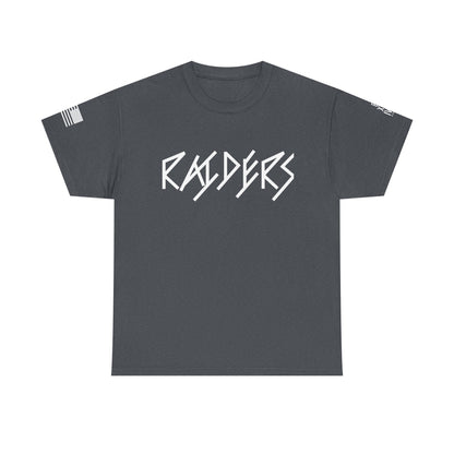 FLAG 13 Colors: Unisex Heavy Cotton Tee - Raiders Graphic Shirt for Fans