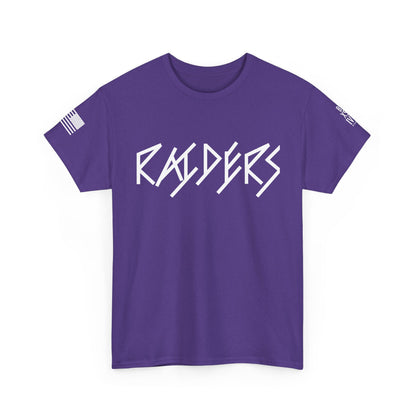 FLAG 13 Colors: Unisex Heavy Cotton Tee - Raiders Graphic Shirt for Fans