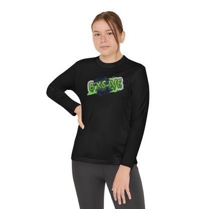 Graffiti Style Youth Long Sleeve Competitor Tee - Cool & Comfortable Activewear