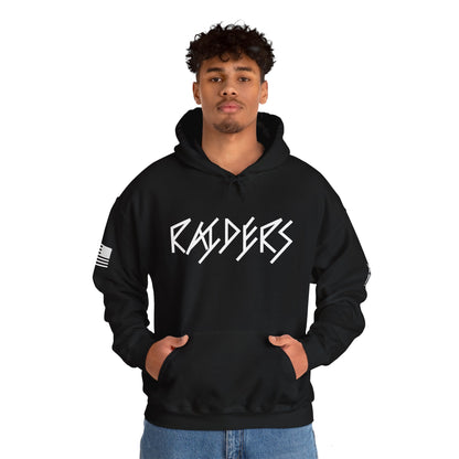 9 Colors: RAIDERS Unisex Heavy Blend™ Hooded Sweatshirt - Perfect for Game Day and Casual Wear