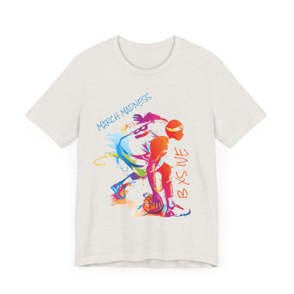 March Madness Basketball Short Sleeve Tee - Unisex Jersey T-Shirt