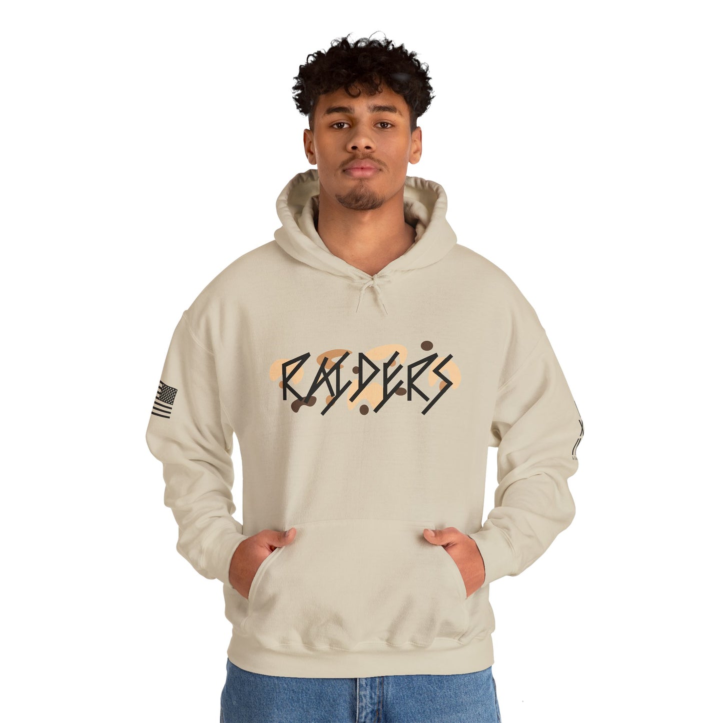 9 Colors: DESERT Unisex Raiders Heavy Blend Hoodie - Stylish and Comfortable Sweatshirt for Fans