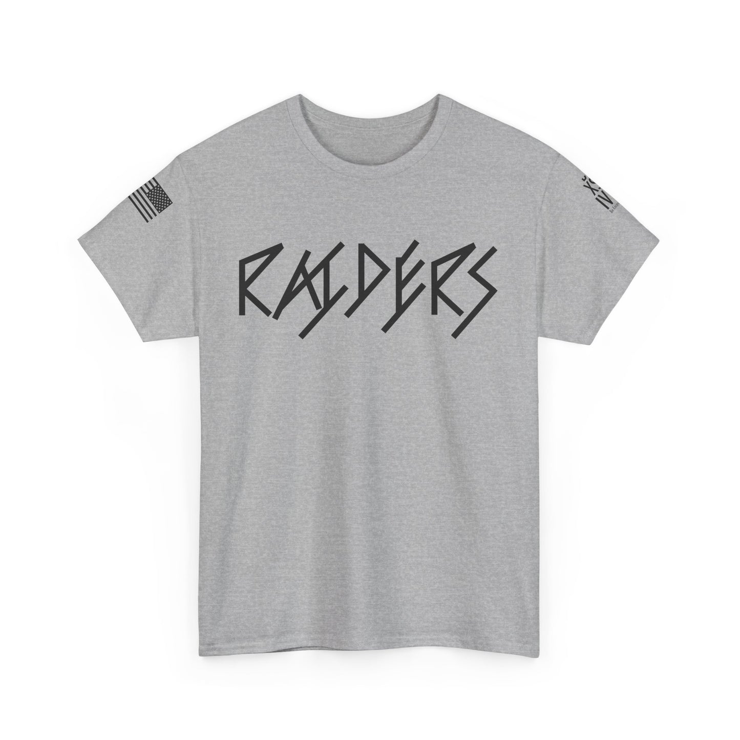 FLAG 13 Colors: Unisex Heavy Cotton Tee - Raiders Graphic Shirt for Fans