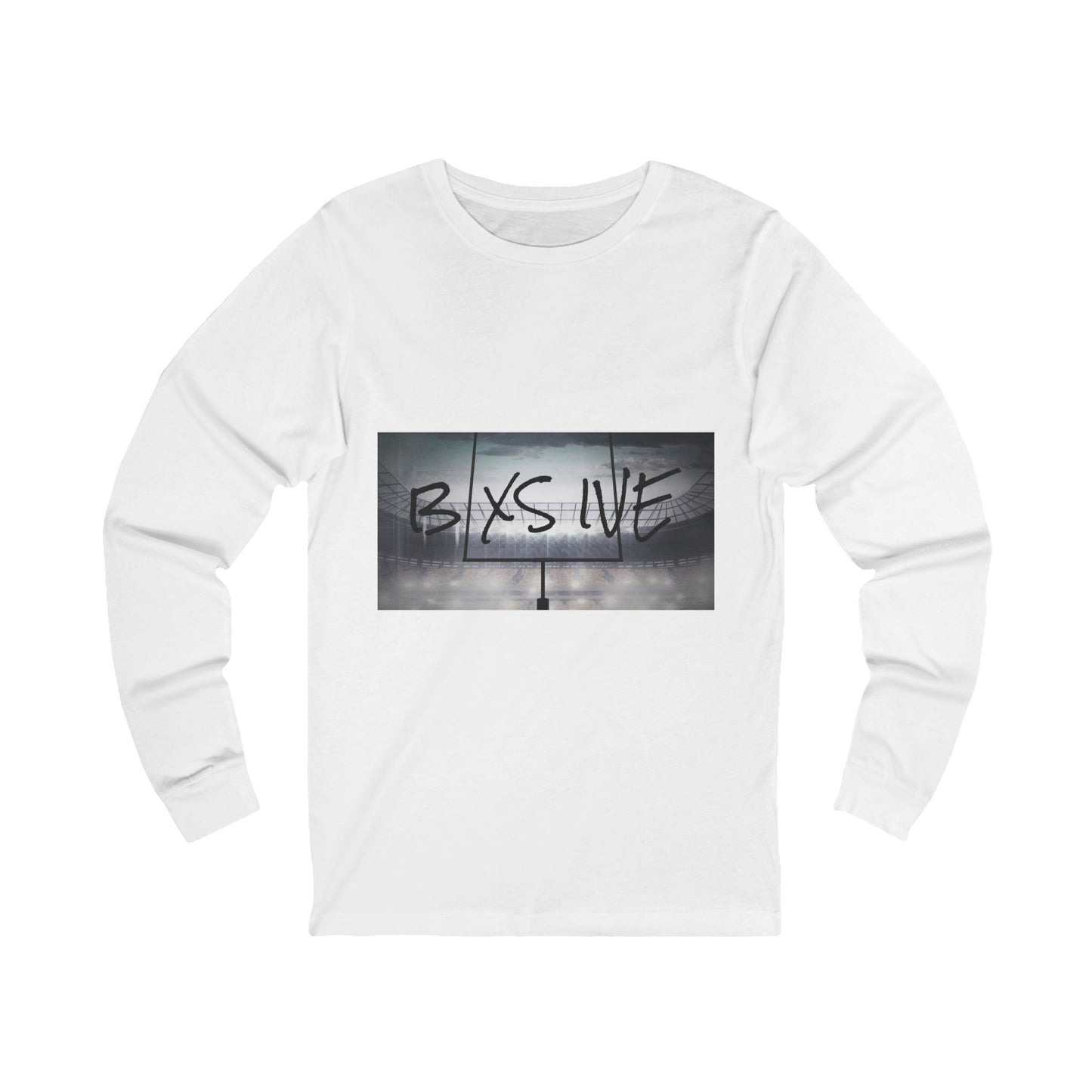 Unisex Long Sleeve Tee - BXS LIVE Graphic Tee for Casual Style