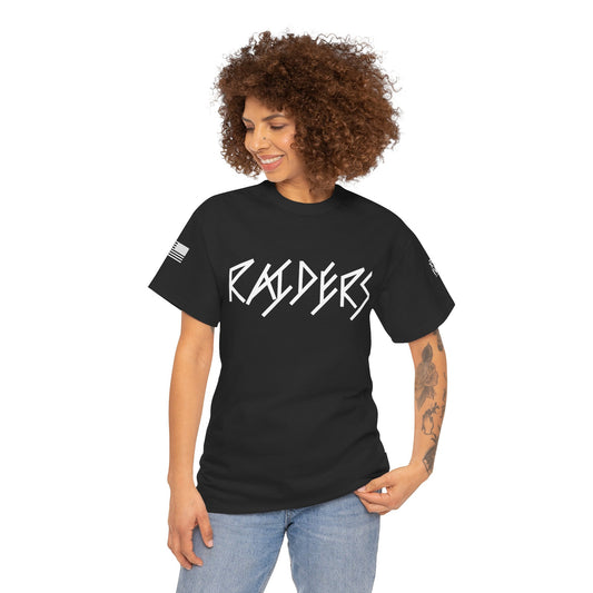 FLAG 13 Colors: Unisex Heavy Cotton Tee - Raiders Graphic Shirt for Fans