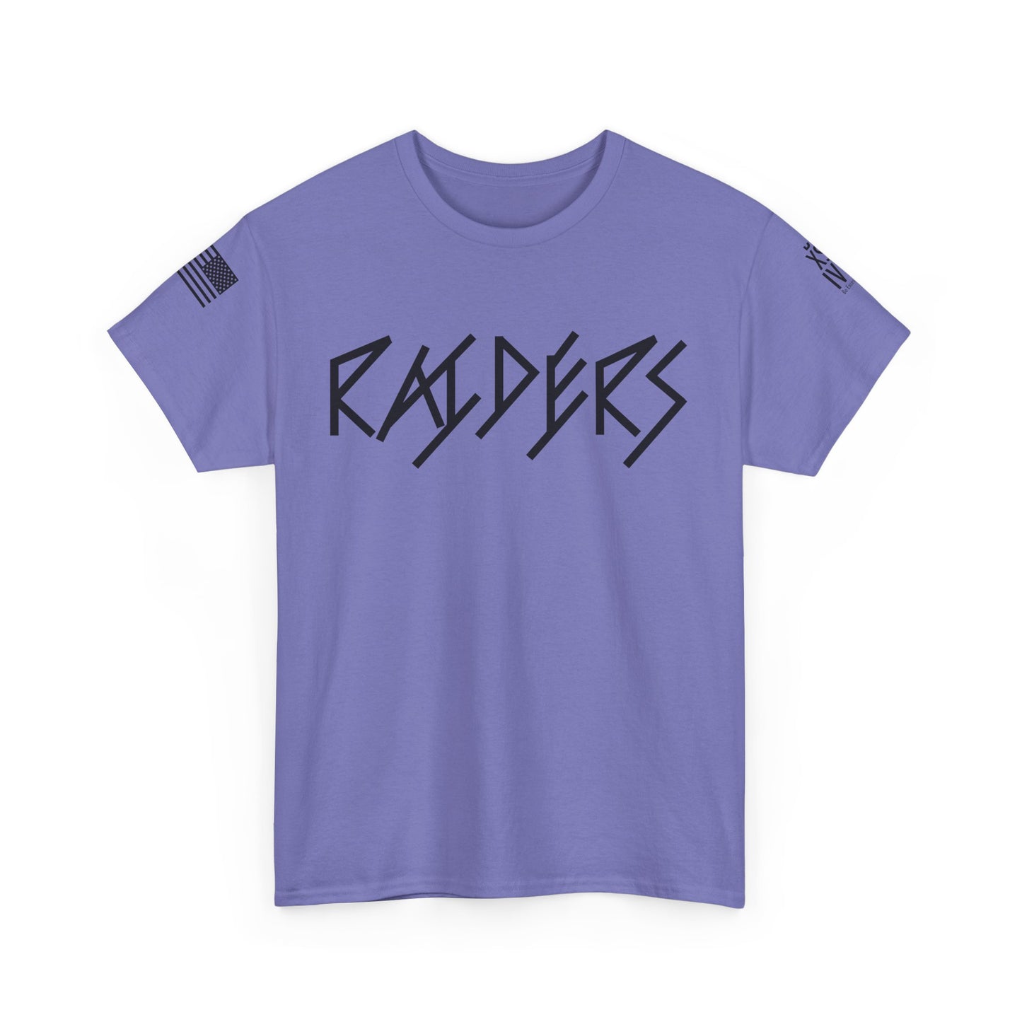 FLAG 13 Colors: Unisex Heavy Cotton Tee - Raiders Graphic Shirt for Fans