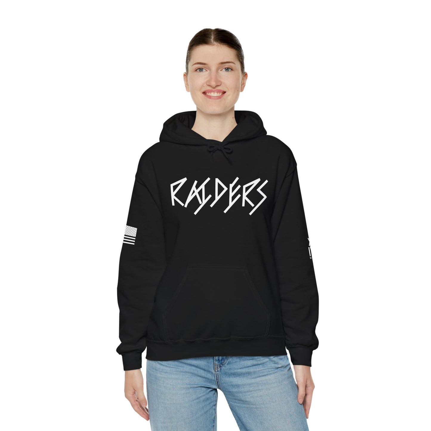 9 Colors: RAIDERS Unisex Heavy Blend™ Hooded Sweatshirt - Perfect for Game Day and Casual Wear